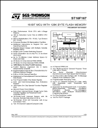 ST10F167-Q6 datasheet: SM-16 BIT MCU ST10F167-Q6