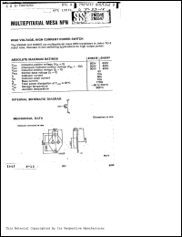 2N6547 datasheet: Transistor polarity NPN Voltage Vce sat max 5 V Voltage Vceo 400 V Current Ic @ Vce sat 15 A Time fall @ Ic 0.7 ?s Current Ic av. 15 A Power Ptot 175 W Voltage Vces 850 V 2N6547