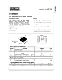 FDS7064A datasheet: MOSFET N SO-8 FDS7064A