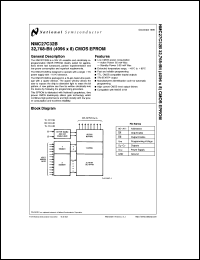 NMC27C32BQ150 datasheet: Memory configuration 4Kx8 Memory type EPROM Tolerance Vcc + 10 % Tolerance Vcc - 10 % NMC27C32BQ150