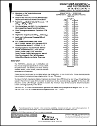 SN74ABT16241ADL datasheet:  16-BIT BUFFERS/DRIVERS WITH 3-STATE OUTPUTS SN74ABT16241ADL