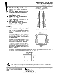 SN74ABT5400ADW datasheet:  11-BIT LINE/MEMORY DRIVERS WITH 3-STATE OUTPUTS SN74ABT5400ADW