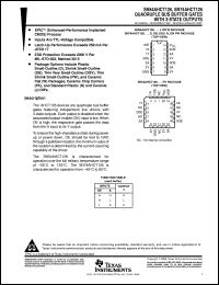 SN74AHCT126DR datasheet:  QUADRUPLE BUS BUFFER GATES WITH 3-STATE OUTPUTS SN74AHCT126DR