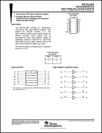 SN74ALS35ADR datasheet:  HEX NONINVERTERS WITH OPEN-COLLECTOR OUTPUTS SN74ALS35ADR