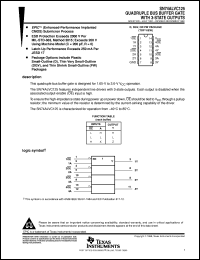 SN74ALVC125D datasheet:  QUADRUPLE BUS BUFFER GATES WITH 3-STATE OUTPUTS SN74ALVC125D