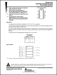 SN74ALVC126DGVR datasheet:  QUADRUPLE BUS BUFFER GATE WITH 3-STATE OUTPUTS SN74ALVC126DGVR