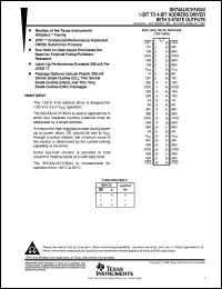 SN74ALVCH16344DGGR datasheet:  1-BIT TO 4-BIT ADDRESS DRIVER WITH 3-STATE OUTPUTS SN74ALVCH16344DGGR