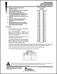 SN74ALVCH16825DGGR datasheet:  18-BIT BUFFER/DRIVER WITH 3-STATE OUTPUTS SN74ALVCH16825DGGR