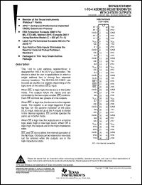 SN74ALVCH16831DBBR datasheet:  1-TO-4 ADDRESS REGISTER/DRIVER WITH 3-STATE OUTPUTS SN74ALVCH16831DBBR