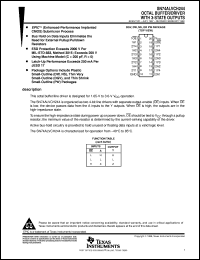 SN74ALVCH244PWLE datasheet:  OCTAL BUFFER/DRIVER WITH 3-STATE OUTPUTS SN74ALVCH244PWLE