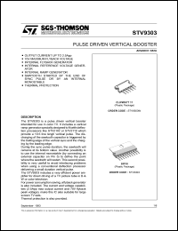 STV9303W datasheet: Pulse driven vertical booster STV9303W