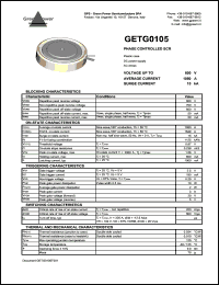 GETG0105 datasheet: 600 V  phase controlled SCR GETG0105
