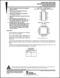 SN74LV126ANS datasheet:  QUADRUPLE BUS BUFFER GATES WITH 3-STATE OUTPUTS SN74LV126ANS