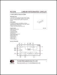 PC1379 datasheet: 1-chip deflection system. PC1379