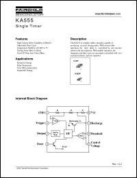 KA555D datasheet: Single Timer KA555D