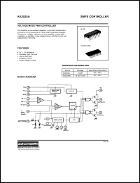 KA3525AD datasheet: Voltage-mode PWM controller KA3525AD