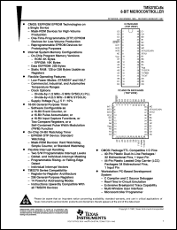 TMS370C686AFNT datasheet:  8-BIT MICROCONTROLLER TMS370C686AFNT