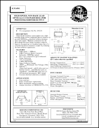 ICPL4502 datasheet: 5V; 50mA high speed, non base lead optically coupled isolated phototransistor output ICPL4502