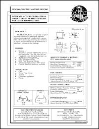 MOC3041 datasheet: 5V, 80mA optically coupled bilateral switch light activated zero voltage crossing triac MOC3041