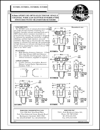 ISTS802A datasheet: 5V, 50mA opto-electronic single channel wide gap slotted interrupter switch with transistor sensors ISTS802A