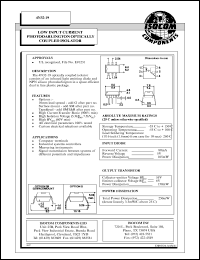 4N32-19 datasheet: 6V; 80mA optically coupled isolator 4N32-19