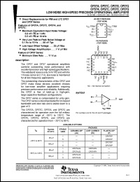 JM38510/13503BPA datasheet:  LOW-NOISE PRECISION HIGH-SPEED OPERATIONAL AMPLIFIER JM38510/13503BPA