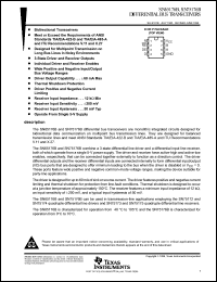 SN65176B datasheet: Differential BUS transceiver SN65176B