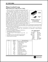 SL74HC4046N datasheet: Phase-locked loop. High-performance silicon-gate CMOS. SL74HC4046N