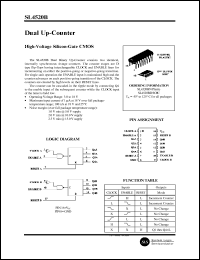 SL4520BN datasheet: Dual up-counter. High-voltage silicon-gate CMOS. SL4520BN