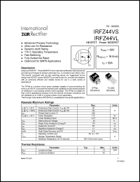 IRFZ44VL datasheet: Power MOSFET, 60V, 55A IRFZ44VL