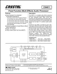 CS4811GTR-01 datasheet: Evaluation board CS4811GTR-01