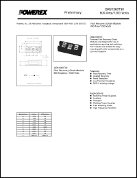 QRS1260T30 datasheet: 1200V, 600A fast recovery single diode QRS1260T30