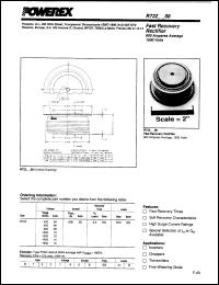 R7221608AS datasheet: 1600V, 800A fast recovery single diode R7221608AS