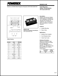 RM300CA-9W datasheet: 450V, 300A general purpose super fast welder diode RM300CA-9W