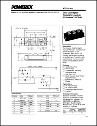 KD221203 datasheet: 1200V, 30A Dual Darlington transistor module KD221203