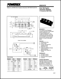 KD221K75 datasheet: 1000V, 75A Dual Darlington transistor module KD221K75