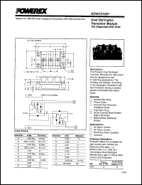 KD421210A7 datasheet: 1200V, 100A Dual Darlington transistor module KD421210A7
