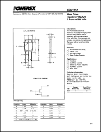 KS0312A0 datasheet: 1200V, 5A Single Darlington transistor module KS0312A0