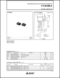 CT30VM-8 datasheet: 400V, 180A strobe flash IGBT CT30VM-8