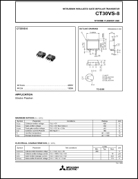 CT30VS-8 datasheet: 400V, 180A strobe flash IGBT CT30VS-8