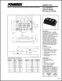 CM200DY-24H datasheet: 1200V, 200A dual IGBT module CM200DY-24H