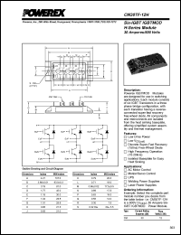 CM30TF-12H datasheet: 600V, 30A six pac IGBT module CM30TF-12H