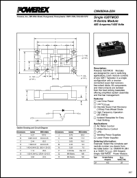 CM400HA-28H datasheet: 1400V, 400A single IGBT module CM400HA-28H