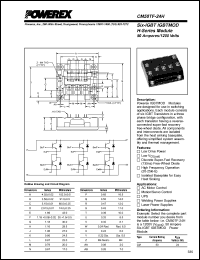 CM50TF-24H datasheet: 1200V, 50A six pac IGBT module CM50TF-24H