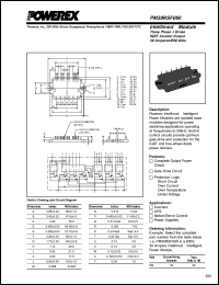PM30RSF060 datasheet: 600V, 30A seven pac IGBT module PM30RSF060