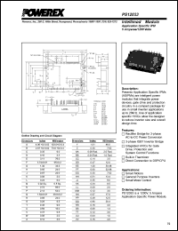 PS12033 datasheet: 1200V, 5A cib/ci IGBT module PS12033
