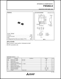 FS5AS-2 datasheet: 100V trench gate MOSFET FS5AS-2