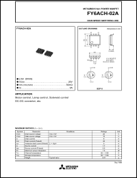 FY6ACH-02A datasheet: 20V trench gate dual MOSFET FY6ACH-02A