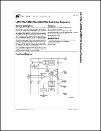 LM2578AN datasheet: Switching regulator LM2578AN
