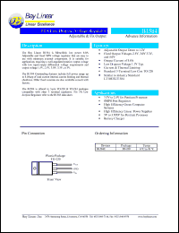 B1584T-ADJ datasheet: Adjustable 8.0A low dropout voltage regulator B1584T-ADJ